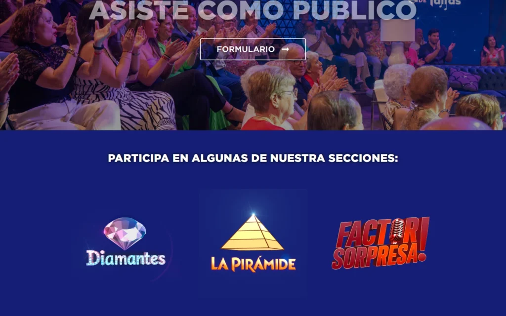 Secciones y participación del público en la web de Noche de Taifas