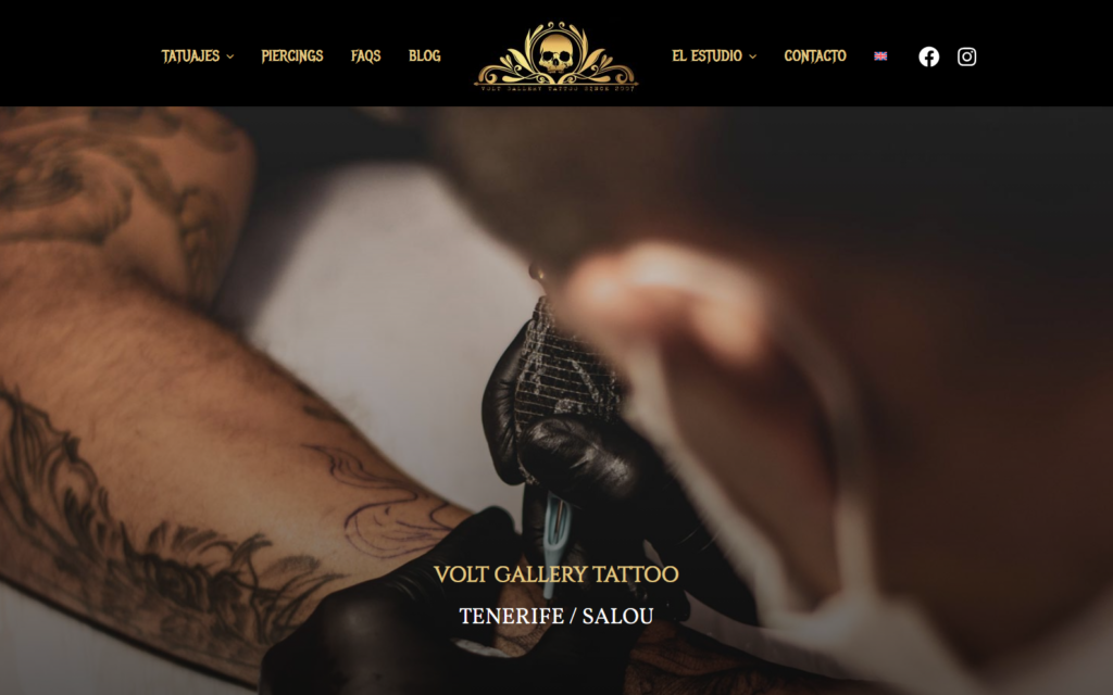Portada pública de Volt Gallery Tattoo
